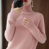 Women's sweater with turtleneck