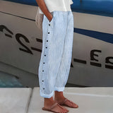 Striped Linen Pants
