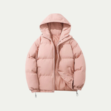 Men's quilted jacket - Warm textile winter jacket