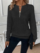 Elegant knitted sweater for autumn