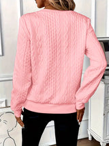 Elegant knitted sweater for autumn