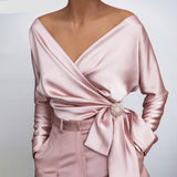 Flowing Silk Blouse with Classic Feminine Cut