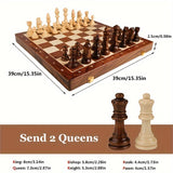 Wooden chess set - ideal for competition
