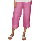 High-Waist Straight-Cut Linen Trouser