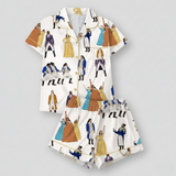Women’s Pajama Set with Hamilton Broadway Print
