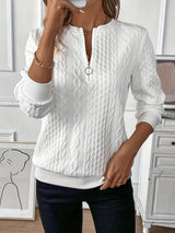 Elegant knitted sweater for autumn