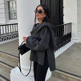 Warm wool coat for women