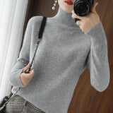 Women's sweater with turtleneck