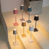 Waterproof LED table lamp with Alexa: minimalistic design and voice control
