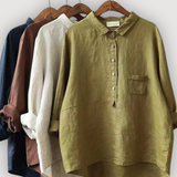Relaxed Linen Blouse