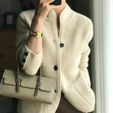 Women's Cashmere turtleneck sweater - Elegant autumn style