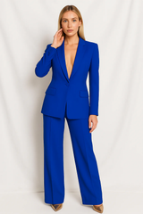 Women's Fall Costume Set - Blazer and straight pants