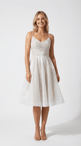 White Sequin Maxi Dress