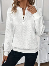 Elegant knitted sweater for autumn