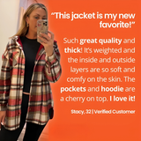 Teddy Bear Cozy Flannel Jacket