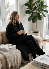 Women’s Wool-Blend Oversized Maxi Coat