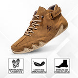 Orthopedic Barefoot Shoes - Waterproof, Non-Slip Leather