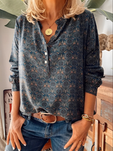 Women's Lightweight Vintage-Inspired Summer Blouse