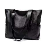 Women's Large Natural Leather Shoulder Bag | Vintage Style