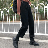 Women's Casual velvet leisure pants