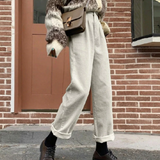 Women's Casual velvet leisure pants
