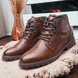 Men's Leather Ankle Boots | Cushioned Insole | Ergonomic Design
