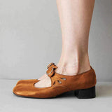 Women's Orthopedic Leather Sandals | Viscoelastic Foam Insole
