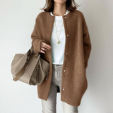 Women's Warm cardigan with elegant details