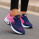 Women's purple breathable mesh sports shoes