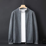 Men's cashmere zip jacket Warm and elegant - Perfect for autumn
