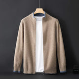 Men's cashmere zip jacket Warm and elegant - Perfect for autumn