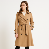 Elegant Classic trench coat with timeless style