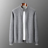 Men's cashmere zip jacket Warm and elegant - Perfect for autumn