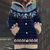 Cozy women's cardigan with button fastening