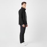 Men's Black Water-Resistant Softshell Performance Jacket