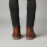 Men’s Leather Lace-Up Ankle Boots Rugged Sole Casual Everyday Footwear