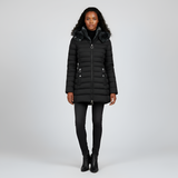 Women’s Long Padded Winter Jacket Hooded Insulated Quilted Coat