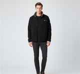 Men’s Full Zip Fleece Jacket Stand Collar Outdoor Casual Layer