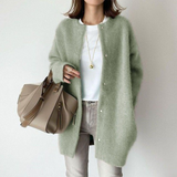 Women's Warm cardigan with elegant details