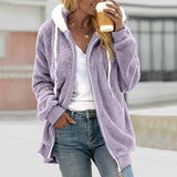 Casual sweatshirt made of plush