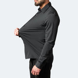 Wrinkle-Free 3D Stretch Overshirt with Micro Air Channels
