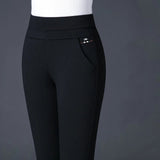 Women's High-Waist Stretch Pants | Slim Fit