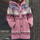 Cozy women's cardigan with button fastening