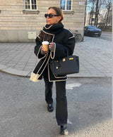 Women's Wool Blanket Coat | Open Front | Loose Fit