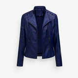 Women's Genuine Lambskin Leather Jacket | Concealed Zipper