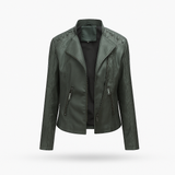 Women's Genuine Lambskin Leather Jacket | Concealed Zipper