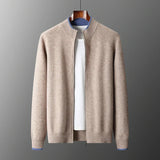 Men's cashmere zip jacket Warm and elegant - Perfect for autumn