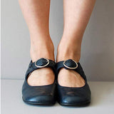 Women's Orthopedic Leather Sandals | Viscoelastic Foam Insole