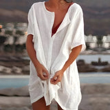 Slim Summer Dress in Cotton