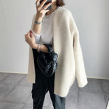 Women's Warm cardigan with elegant details